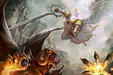 Fantasy Art Artwork Angels Demons Digital Art » WallDevil   Best ...