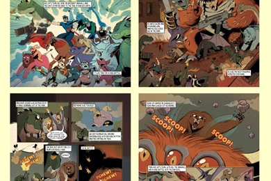 Axe Cop Issue 3  Color Preview By Themrock On DeviantArt