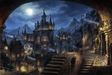 Cityscape, Dark Fantasy, Fantasy Art Wallpapers HD / Desktop And ...