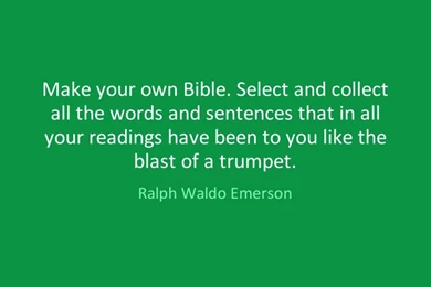 Make Your Own Bible. Select And Collect All The Wo By Ralph Waldo ...