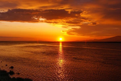 Beautiful Sunset And Sea Backgrounds Widescreen And HD Backgrounds ...