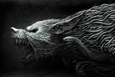 3d & Abstract,Bush,Dark,Wolf High Quality Wallpapers