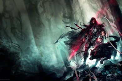 Download Skulls Wolf Wallpapers 1600x1000