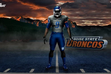 Boise State Black Football Helmet