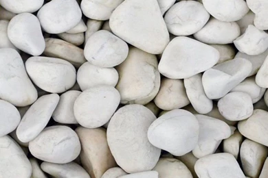 ↑↑TAP AND GET THE FREE APP! Unicolor Stones White Minimalistic ...