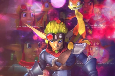 Jak, Dark Jak And Daxter (Wallpaper) (1366x768) By JakieInRed On ...