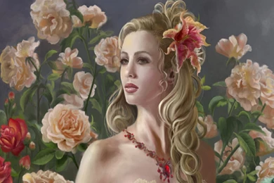 Pretty Woman In Spring 307794 : Wallpapers13.com