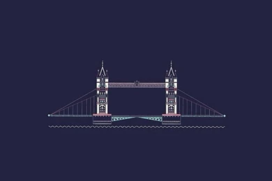 Bridge.Tap Image For More Minimal Wallpapers Of Moscow, Paris And ...