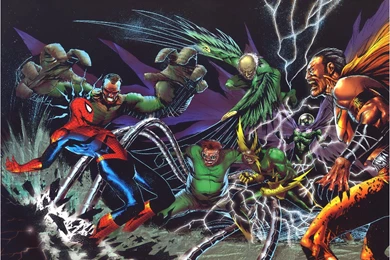 My Free Wallpapers   Comics Wallpapers : Spider Man Vs Villains