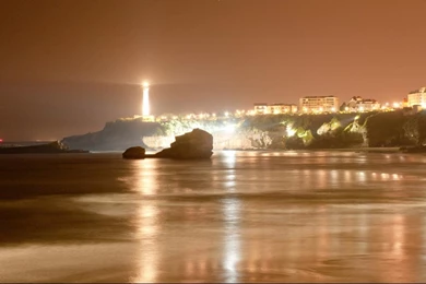 Biarritz Lighthouse, France Hd Picture 1366x768 Hd Wallpapers ...