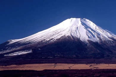 2560x1440 Mount Fuji & Sea Japan Desktop PC And Mac Wallpapers