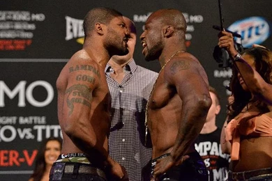 Rampage Jackson Vs. King Mo Staredown Pic From Bellator 120 Weigh ...