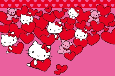 Hello Kitty Hearts Wallpapers For Galaxy S6.jpg