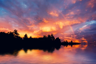 Wallpapers Sunrises And Sunsets Rainbow Nature Image