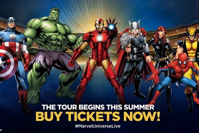 MARVEL UNIVERSE LIVE Superhero Comics Game Concert Cosplay ...