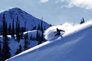 Mountains Nature Snow Landscapes Snowboarding
