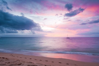 Blissful Purple Sunset >> HD Wallpaper, Get It Now!
