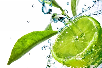Download Wallpapers 3840x2160 Lime, Water, Fruit 4K Ultra HD HD ...