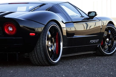 Ford Gt Cars Race Rear Angle View Wallpapers   (