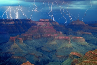 Download Desktop Wallpapers Severe Thunderstorm At The Canyon