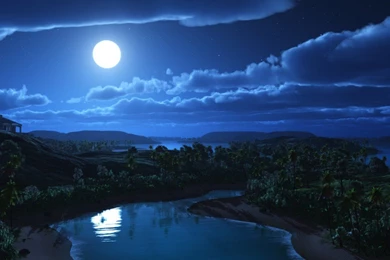 Wallpapers Beautiful Moon View Hd Wallpapers Moon Wallpapers Moon ...