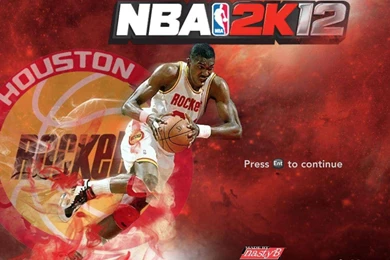 Hakeem Olajuwon Title Screen   NBA 2K12