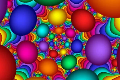 3D Color Balls Wallpapers