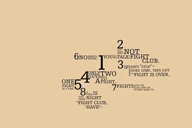The Rules Of Fight Club By Dalexa On DeviantArt