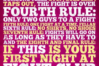 5 Awesome Fight Club Typography Experiments