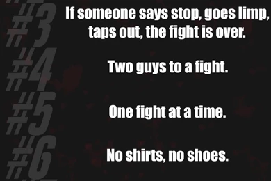 The Rules Of Fight Club By TicTicTicTicTicBoom On DeviantArt