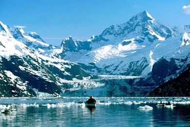Kayaking In Glacier Bay, Alaska   1600x1200   ID 18418551612 ...