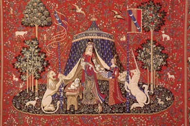 Flemish Tapestry My Sole Desire   (