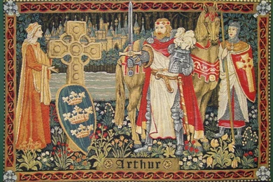 My Free Wallpapers   Artistic Wallpapers : King Arthur   Tapestry