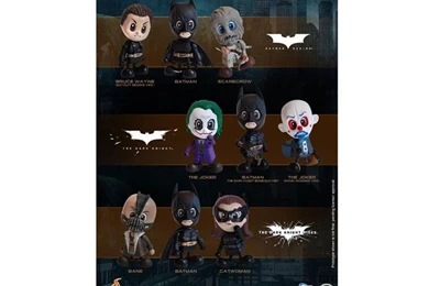 Batman Trilogy Cosbaby – Full Set Of 9: Large Images, Full Info ...