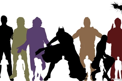 DeviantArt: More Like Batman Trilogy Silhouette Wallpapers ...