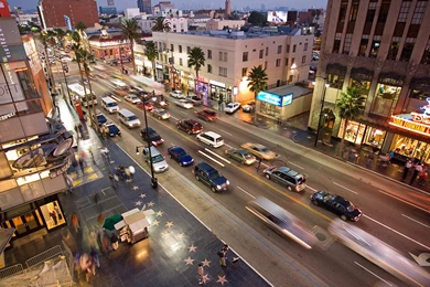 Hollywood Boulevard In Los Angeles City