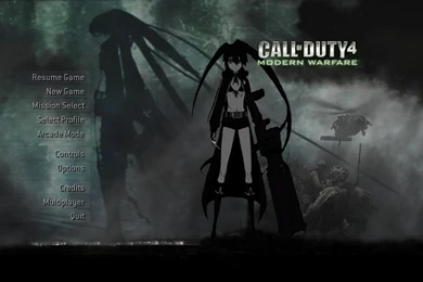 Black Rock Shooter Backgrounds (Call Of Duty 4: Modern Warfare ...