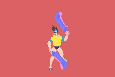 DeviantArt: More Like Pool Party Draven Minimal Wallpapers By Kiriney