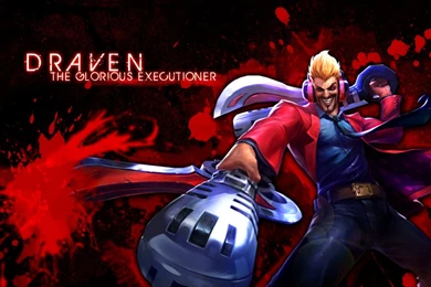 Primetime Draven Paint Splatter Wallpapers – ...   Spec Of Light