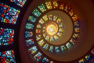 Full HD Wallpapers Helix Stained Glass Infinity, Desktop ...