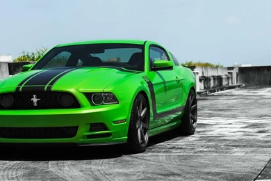 2012 Ford Mustang Gt Light Green High Definition Wallpapers For ...