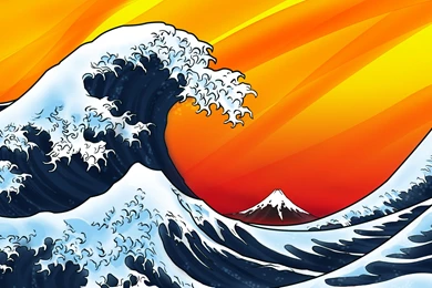 Katsushika Hokusai The Great Wave Off Kanagawa Wallpapers ...