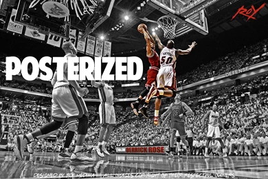 Derrick Rose Dunking Wallpapers   Wallpapers Zone