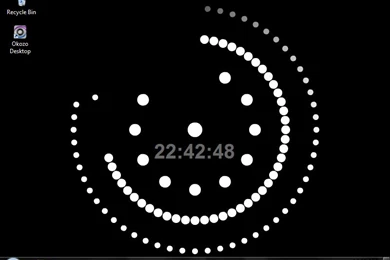 Animated Dots Clock Wallpapers Screenshot   Windows 8 Downloads