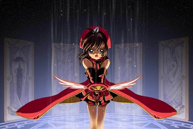 Download Wallpapers 3840x2400 Girl, Sakura Card Captors, Wand ...