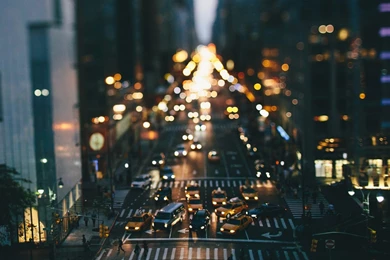 Street, Traffic, Car, Tilt Shift, Taxi, New York City Wallpapers ...