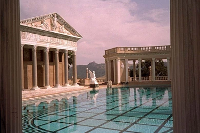 Visual Paradox   Free 3D Wallpaper: 'Roman Pool' 1024x768