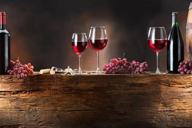 Wallpapers Grape Wine Red And Grapes For PC 1366x768