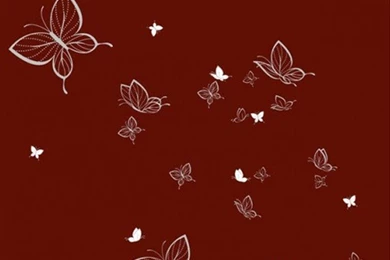 20525 Sticky Back Plastic High Glossy Cubic Red Wine, Butterflies