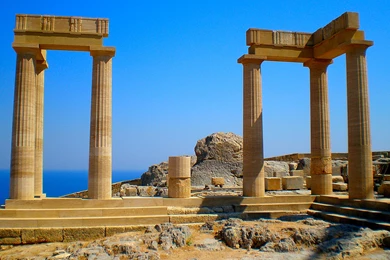 Acropolis Temple Extra Large Wallpapers